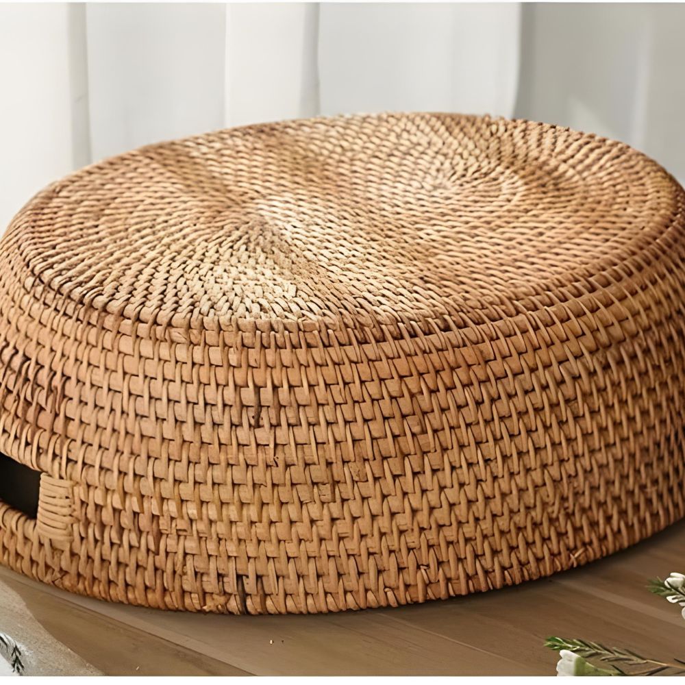 Handgewebtes Rattan Ovales Tablett