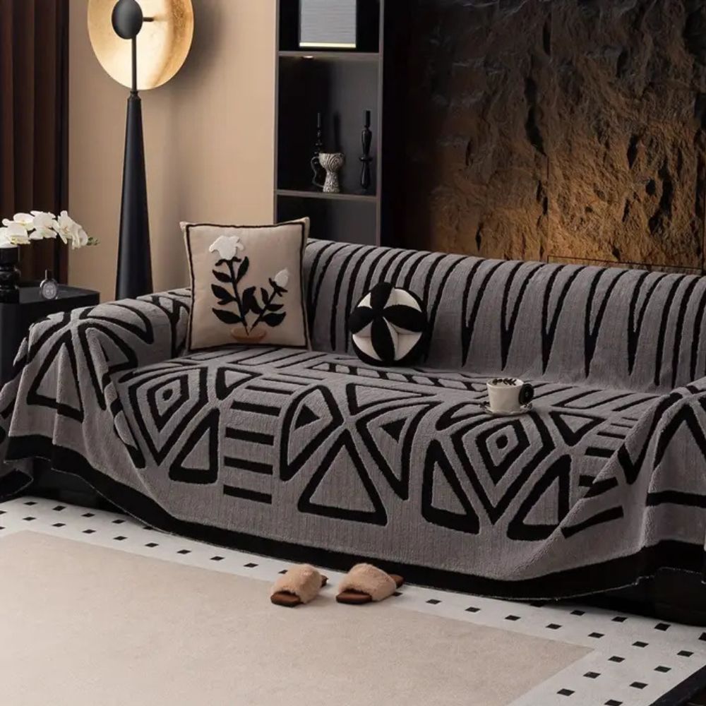 Luxuriöse Urban Maze Sofaabdeckung