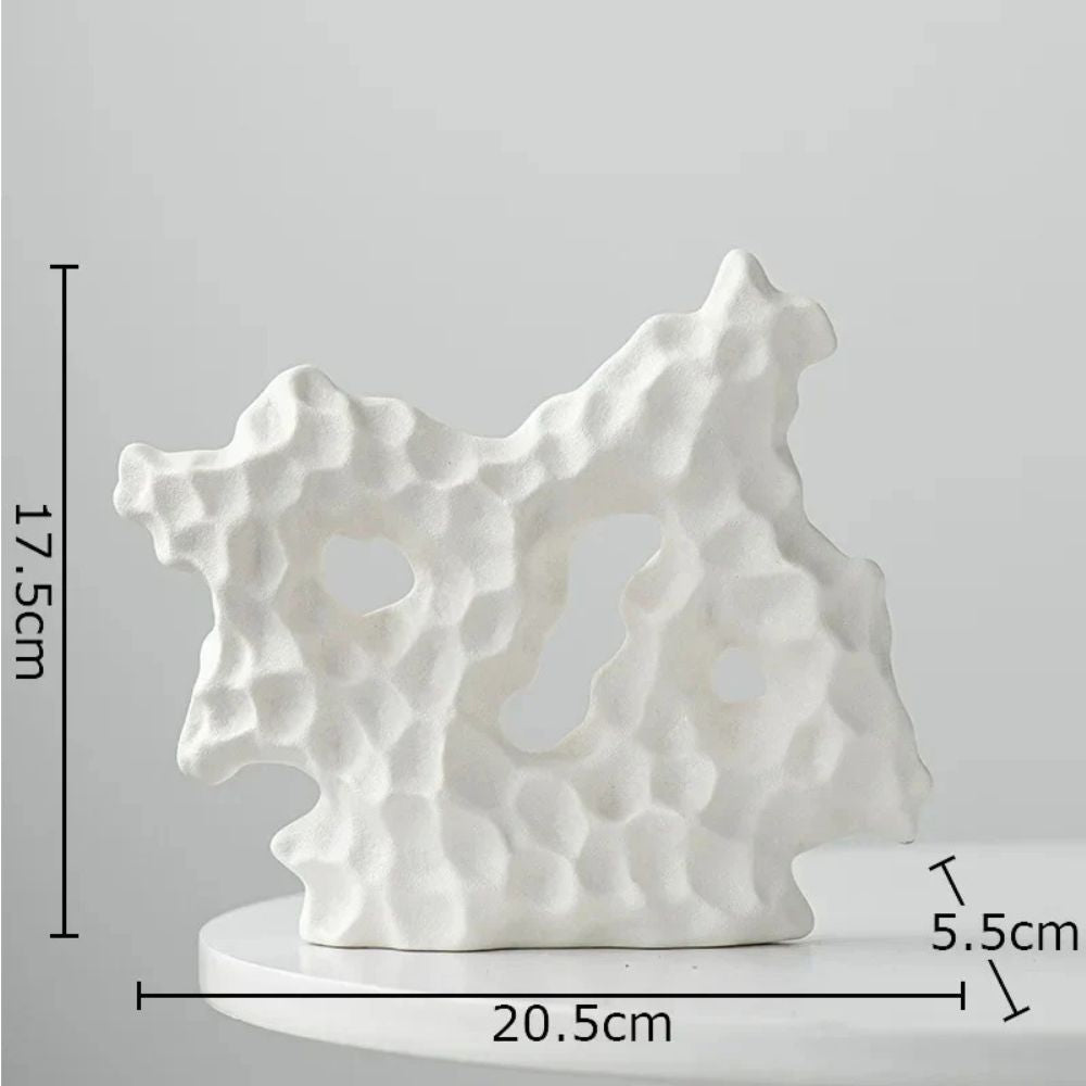 Keramische Korallen-Skulptur