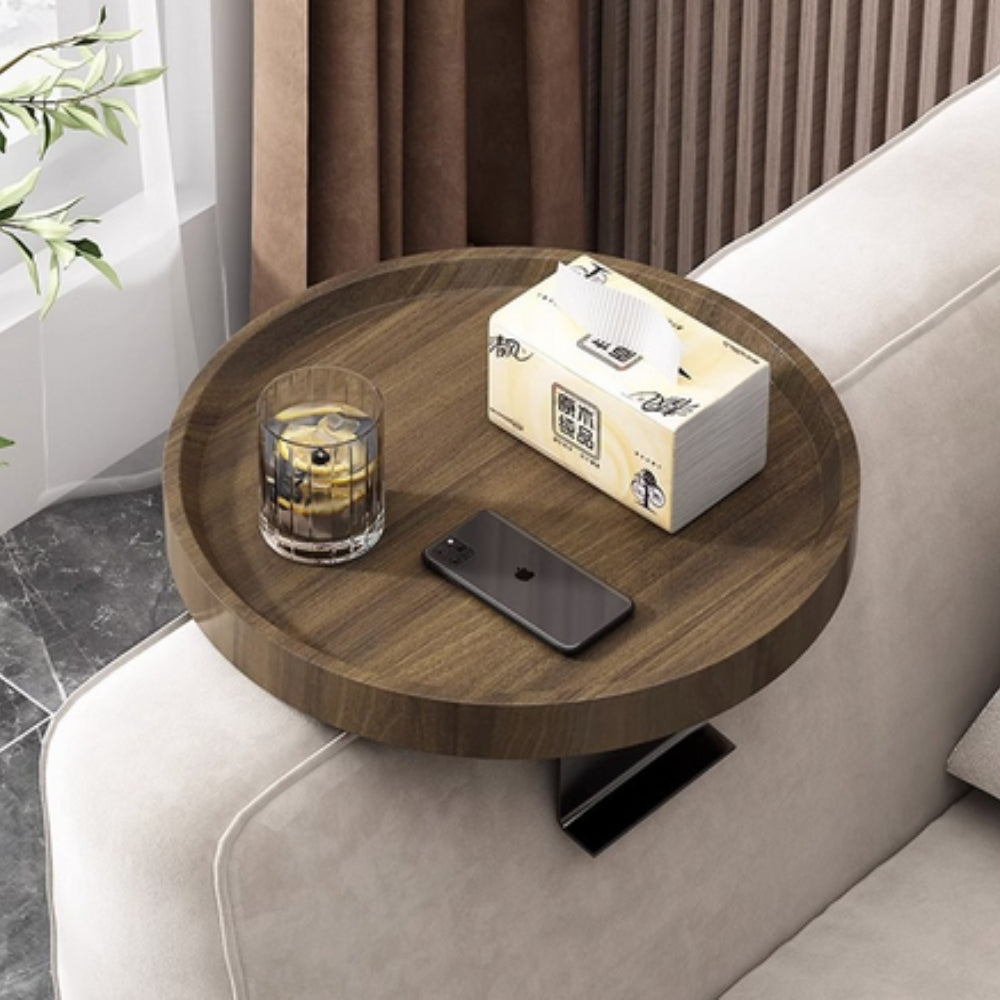 Sofa Armlehne Walnuss Tablett