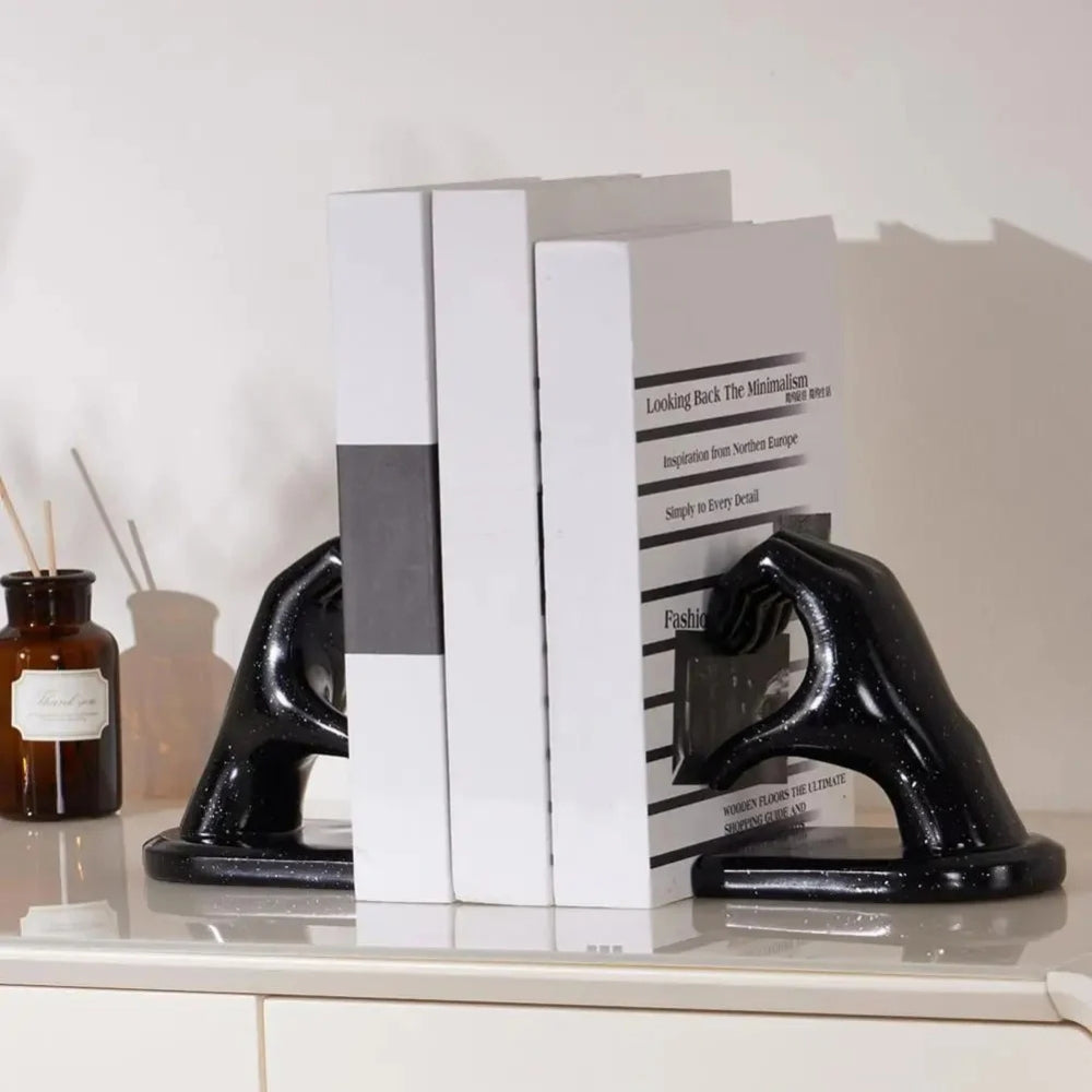 Amora Harz Liebesgeste Buchstützen