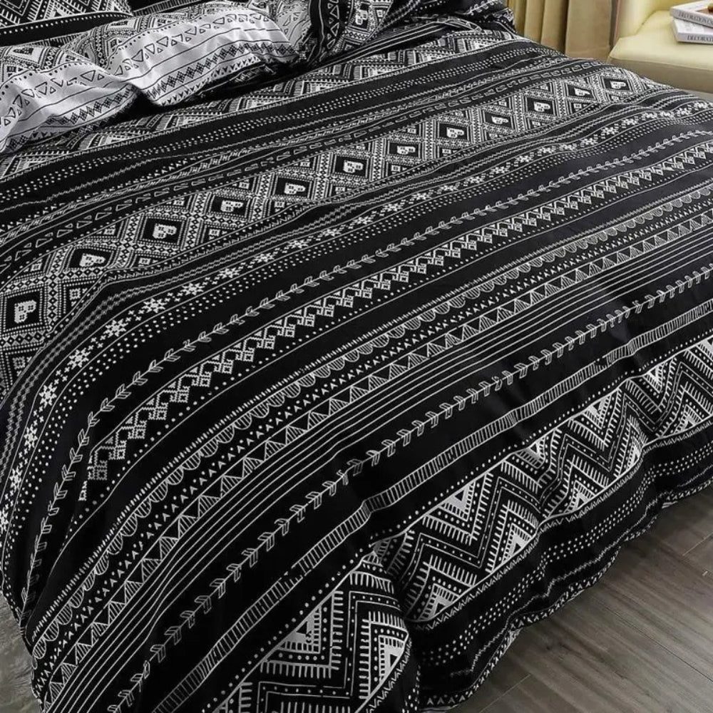 Avenzo Modernes Boho-Stil Bettwäsche-Set