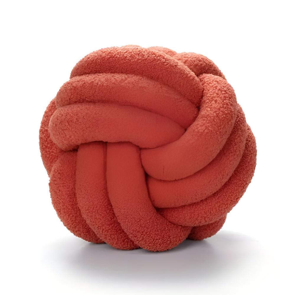Geknotetes Boucle-Kissen