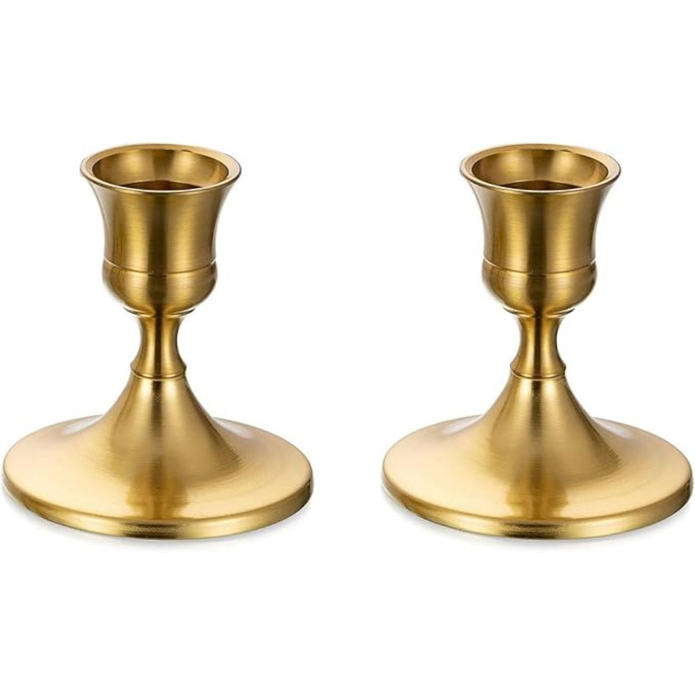 Schimmernder Vintage Kerzenhalter | 2er Set