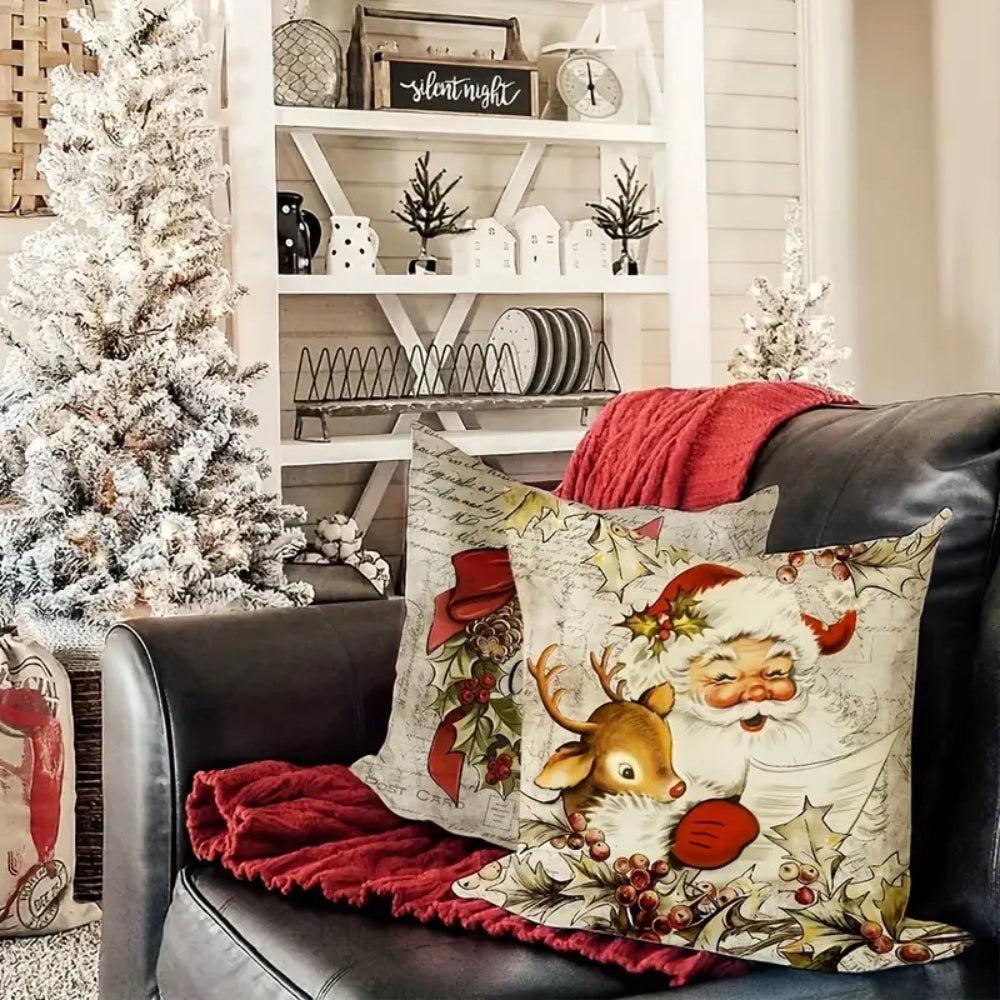 Santa's Charm Farmhouse Kissenbezug