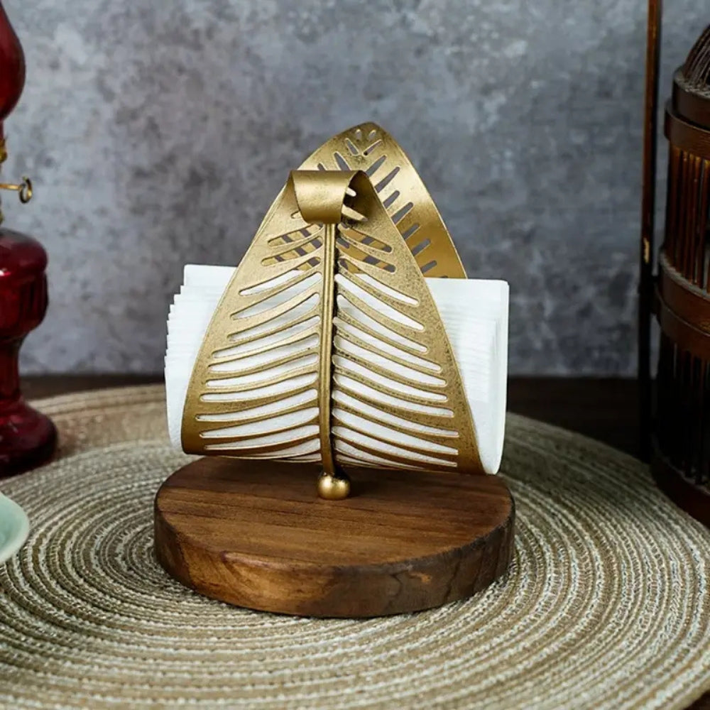Tissue Holder in Eisenblatt-Form