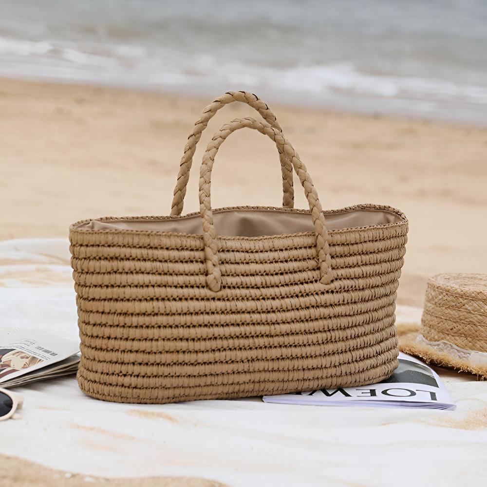 Gewebte Strohtasche