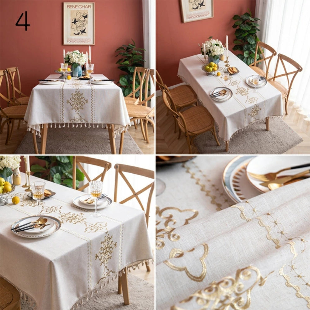 Sorella Luxe Bestickte Tischdecke