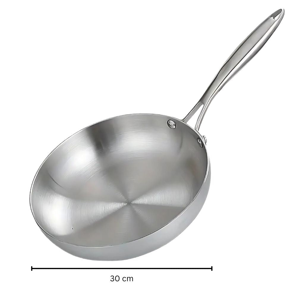 Edelstahl Bratpfanne