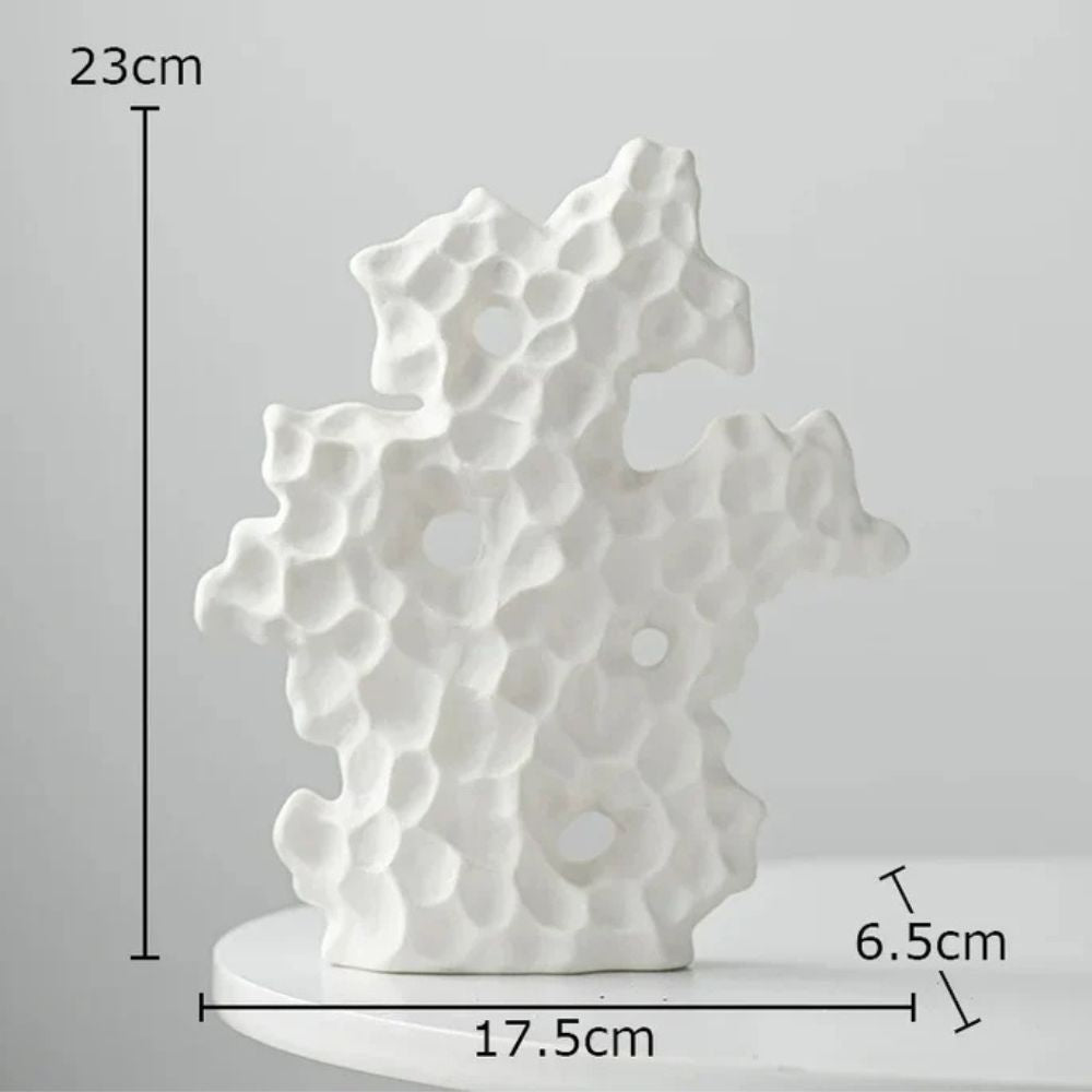 Keramische Korallen-Skulptur
