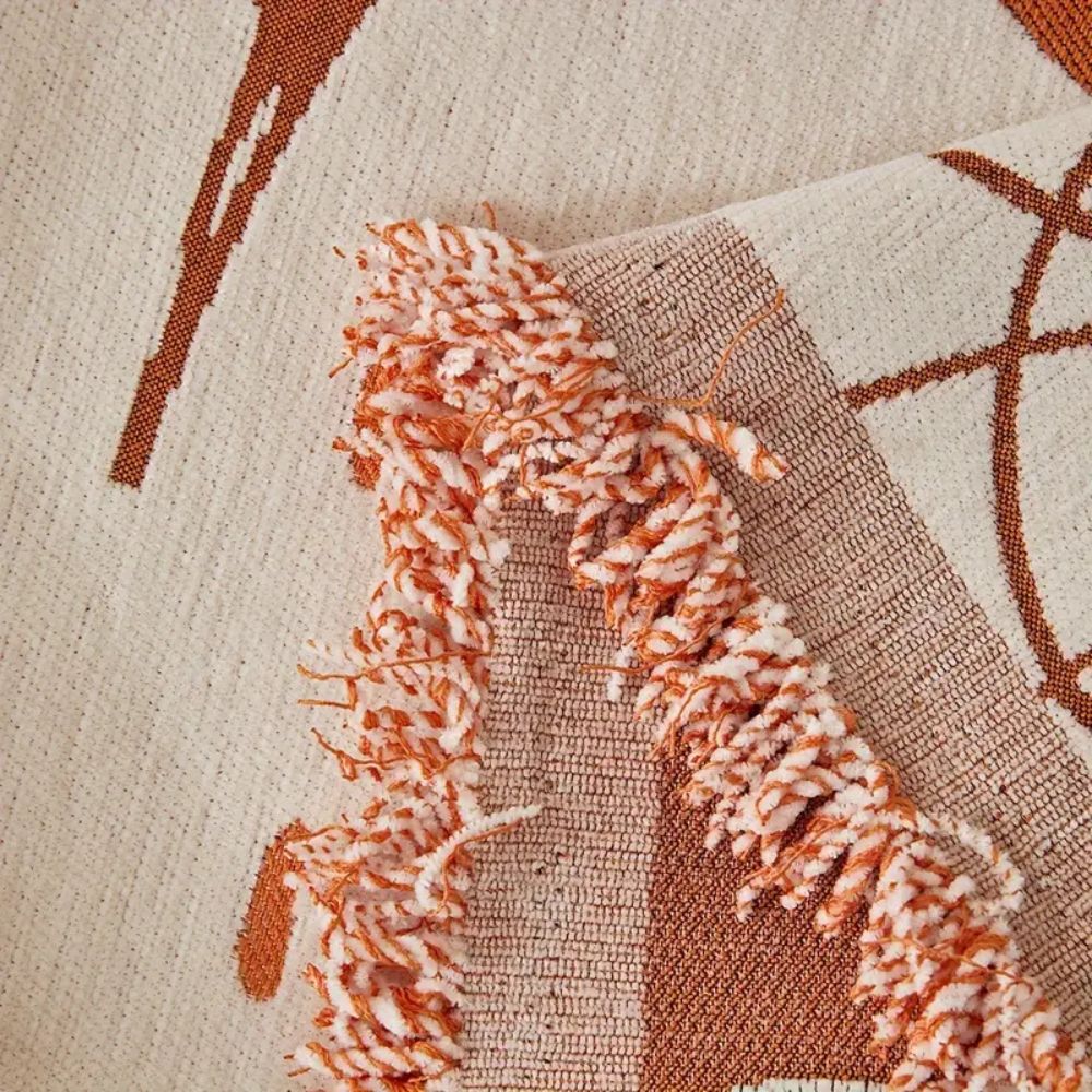 Florale Essenz Chenille Sofaüberwurf