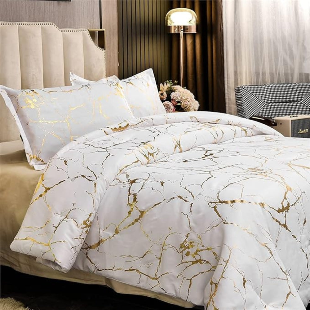 Lux Marble Premium Bettbezug Set