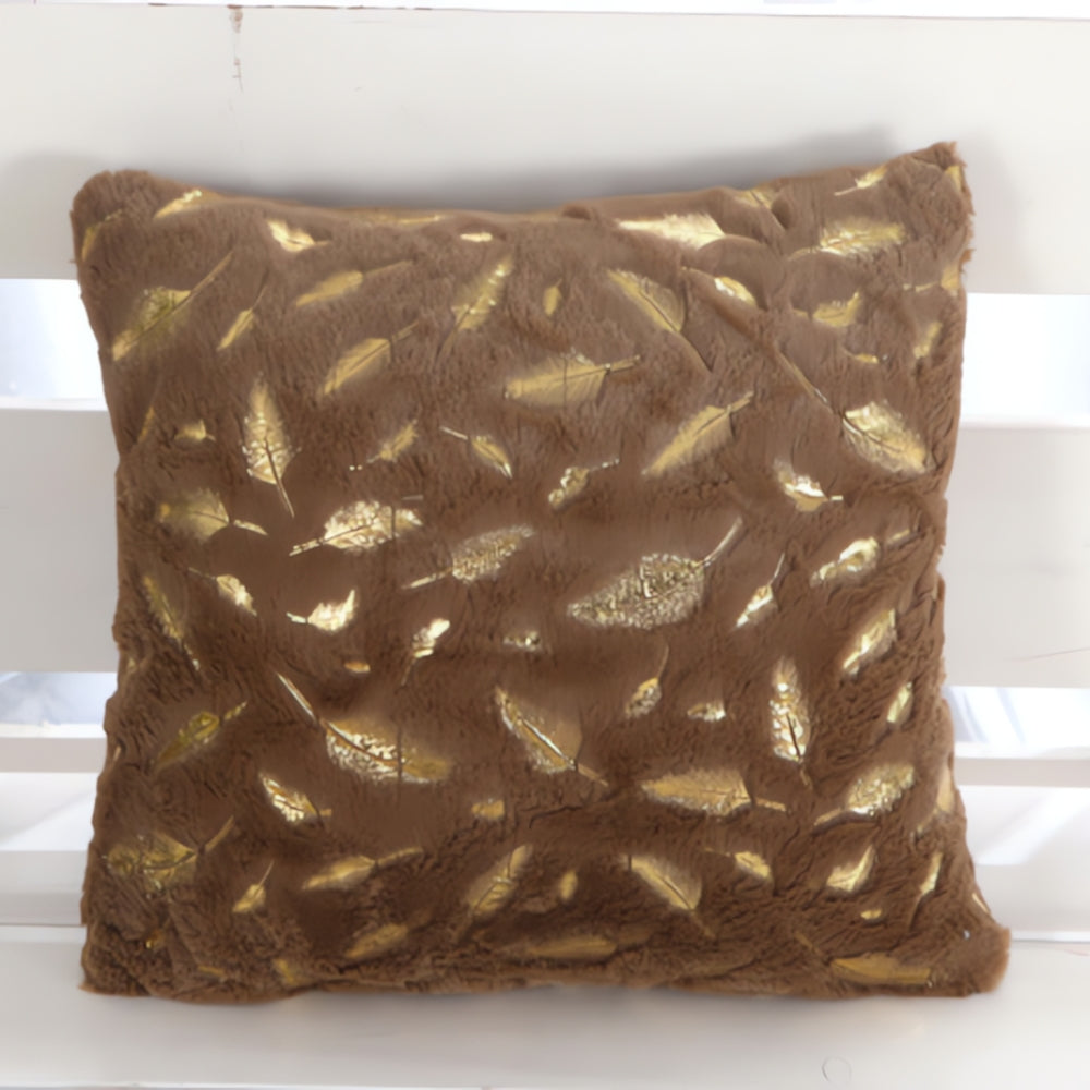 Goldene Blatt Samt Kissenbezüge