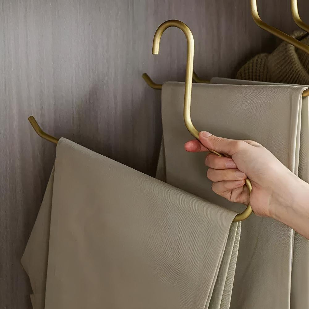 Minimalistische Metall Kleiderbügel | 5 Stück