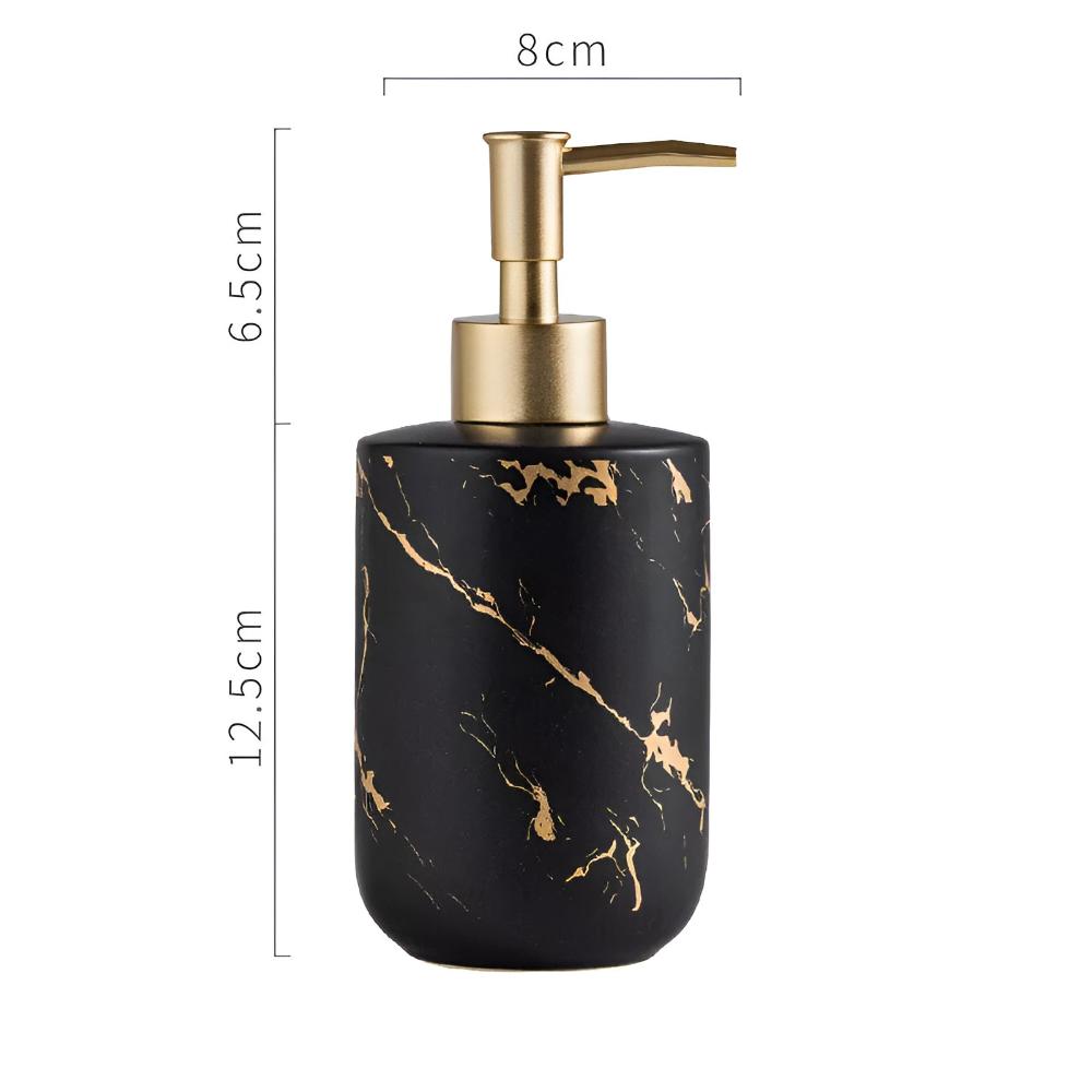 Goldene Marmor Luxus Spender