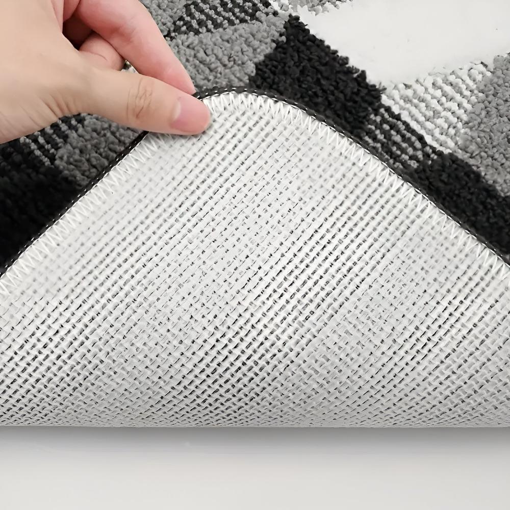 Weicher Mikrofaser Anti-Rutsch Geometrischer Teppich