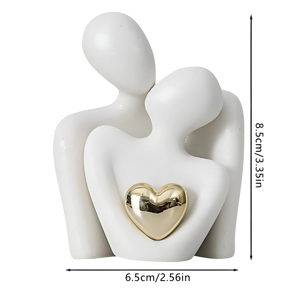 Abstrakte Liebende Sentimentale Figur