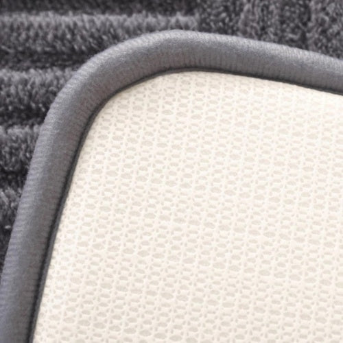 Lebendiger Gitter-Absorbierender Badteppich