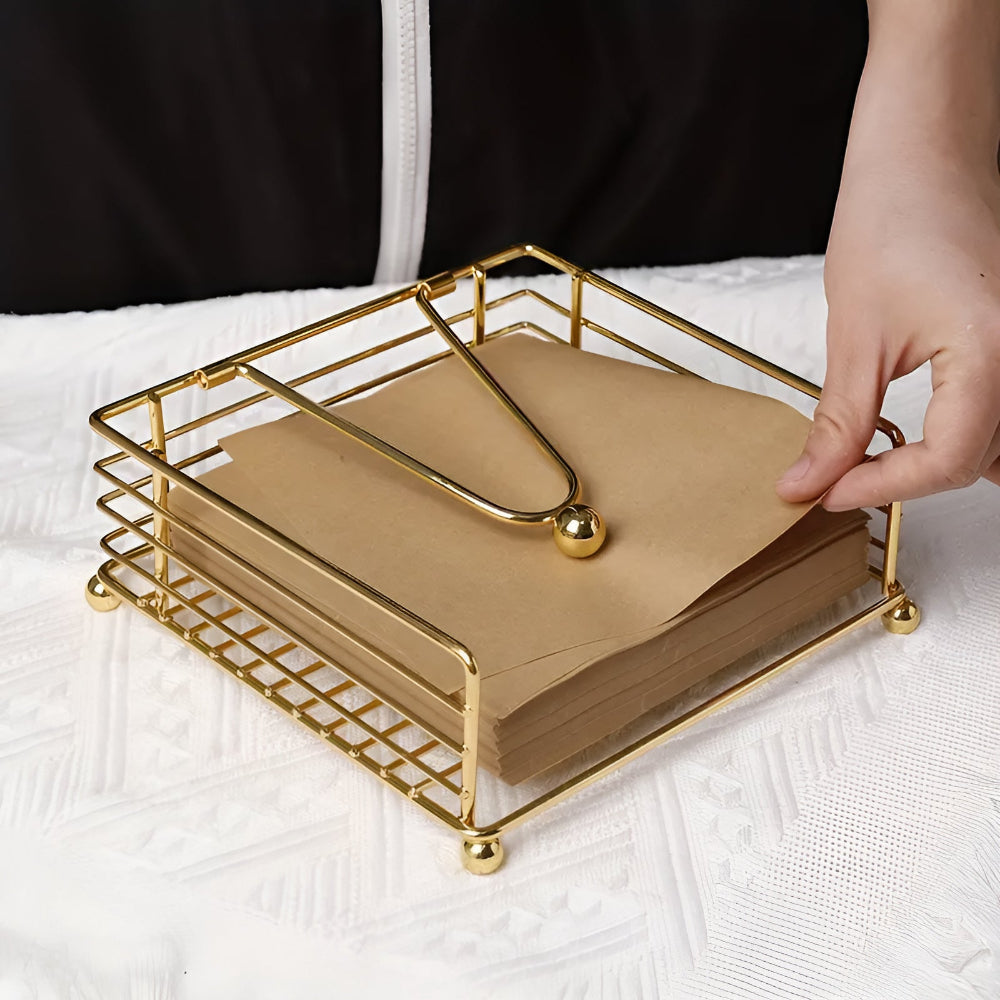Eleganter Eisen-Serviettenhalter