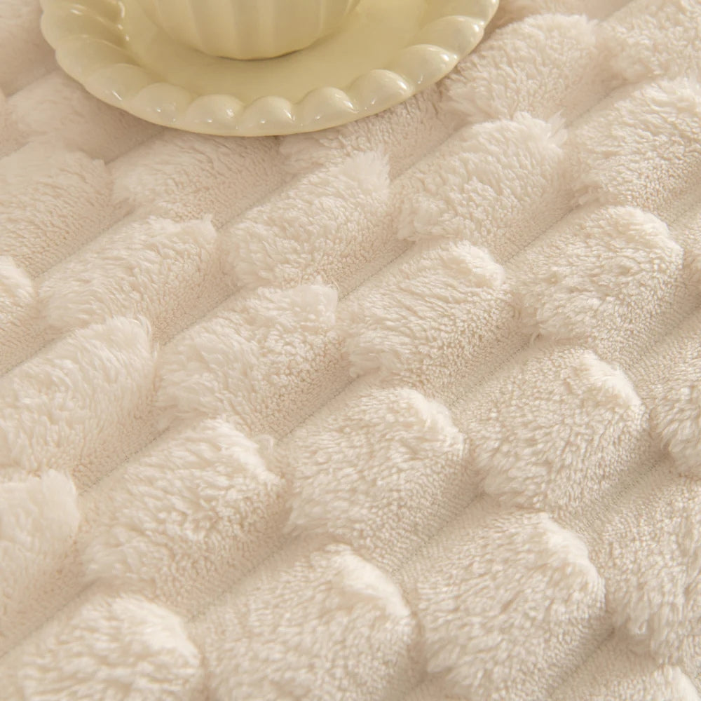 Plüschkaninchen-Faux-Sofabezug