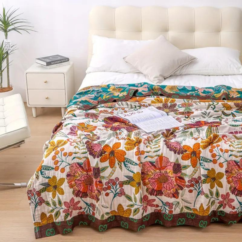 Charm Floral Decke Wurf