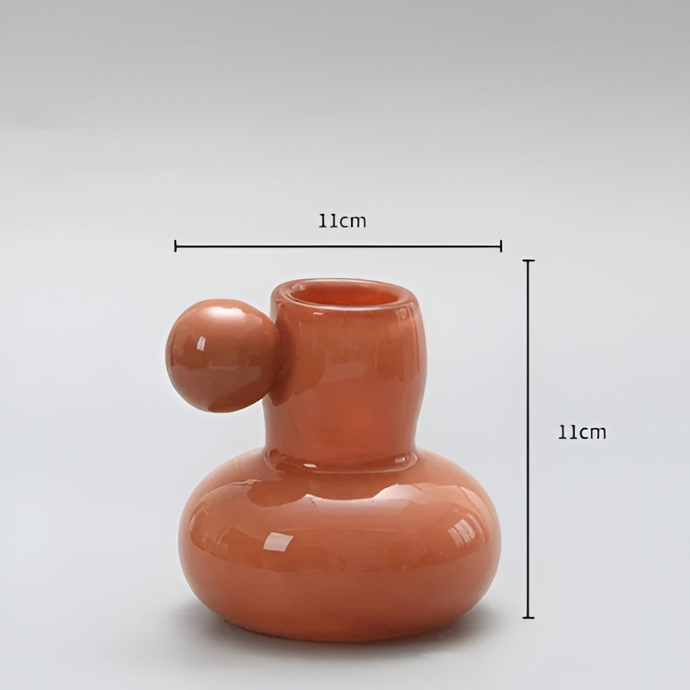 Himmlischer Nordischer Glas Kerzenhalter