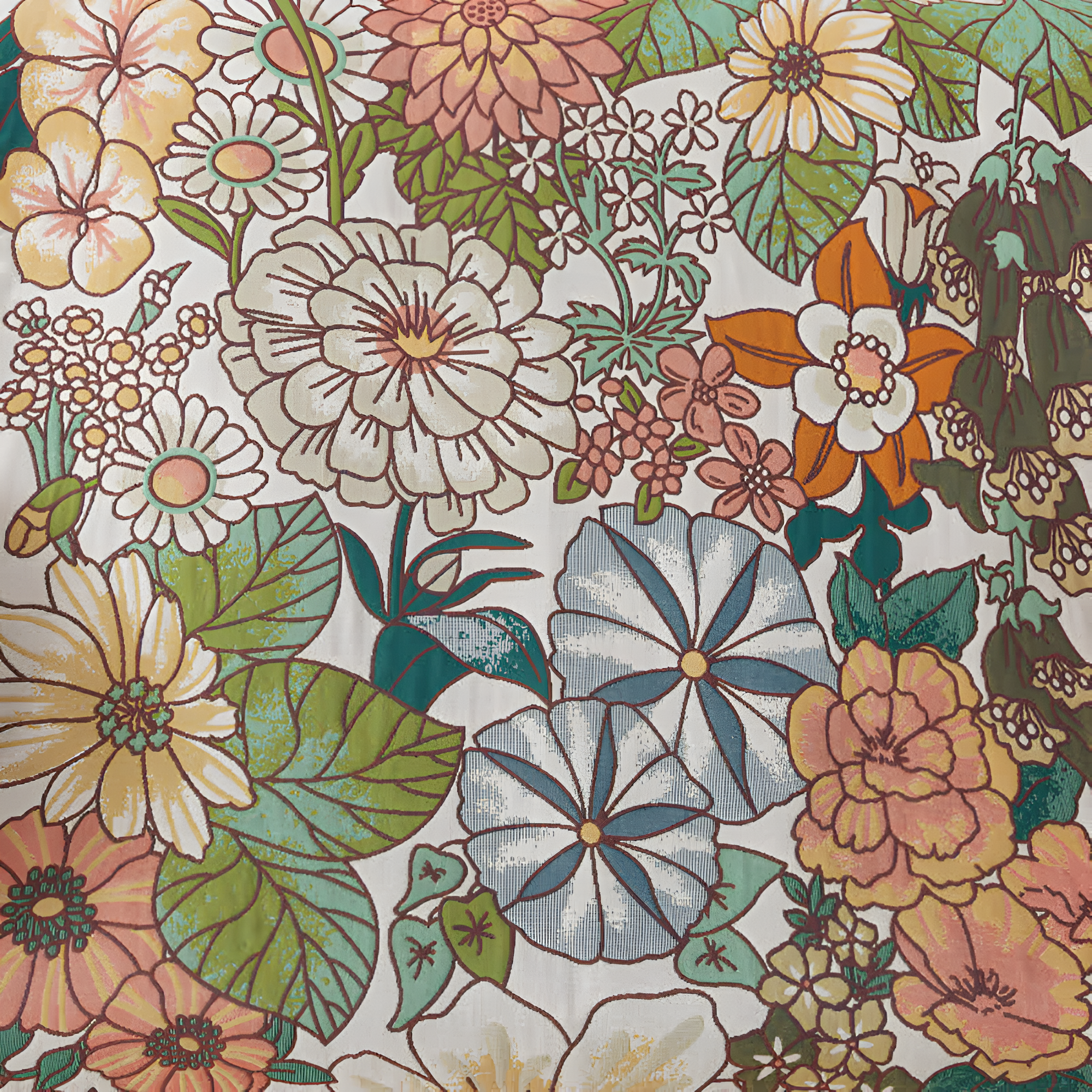 Tropisches Floral Weiches Badetuch