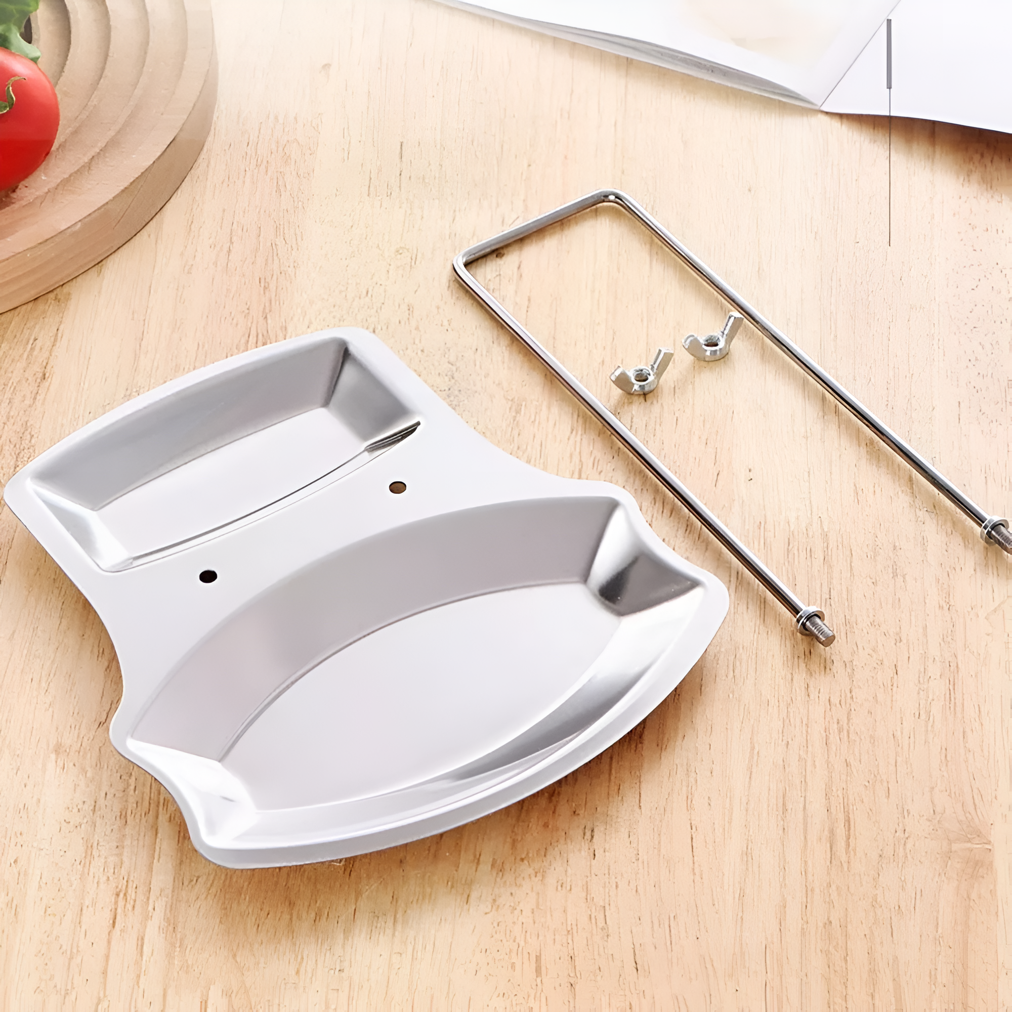 Eleganter Topfdeckelhalter