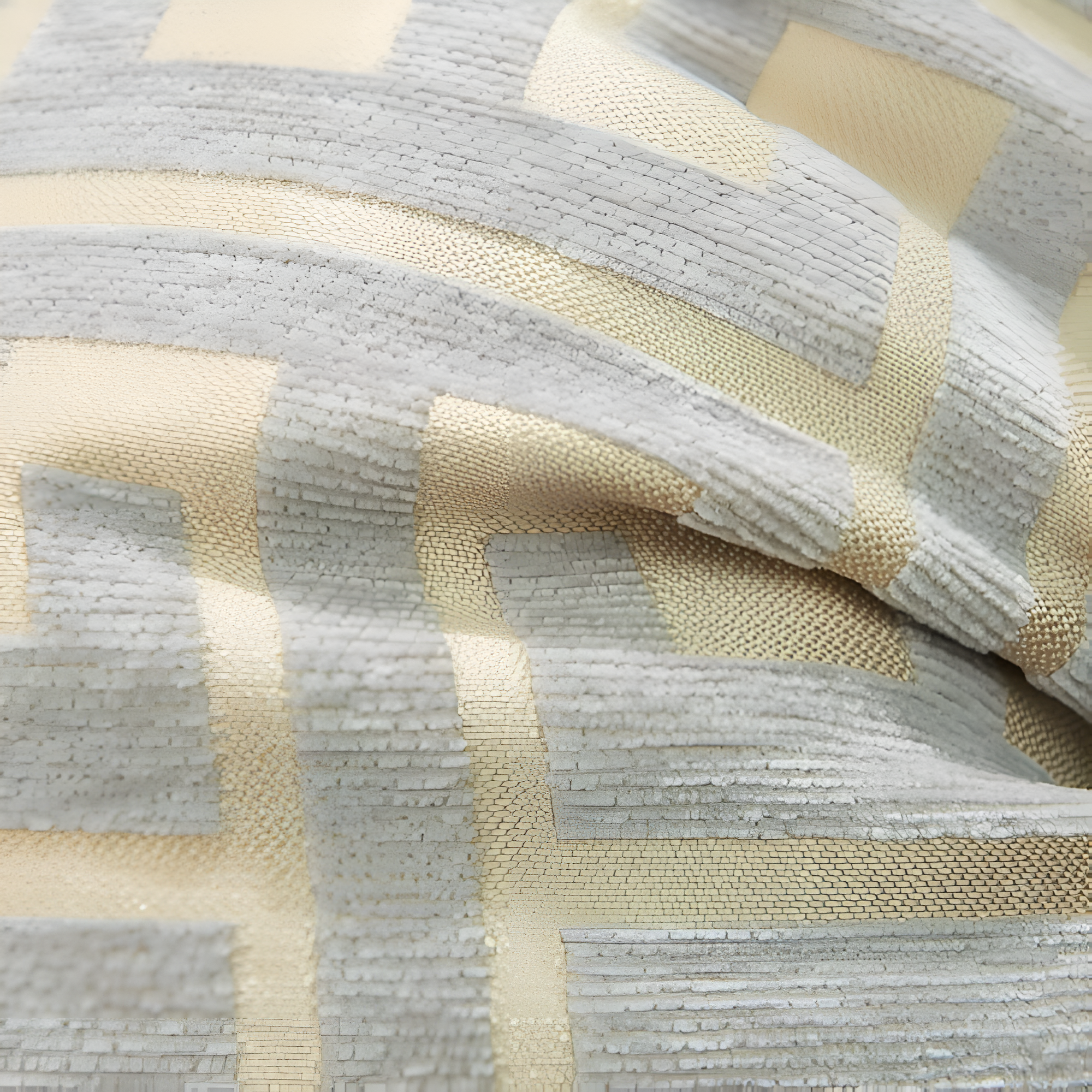 Geometrisches Jacquard Luxus Kissenbezug