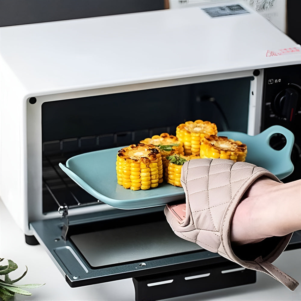Silikon gesteppte hitzebeständige Küchenhandschuhe