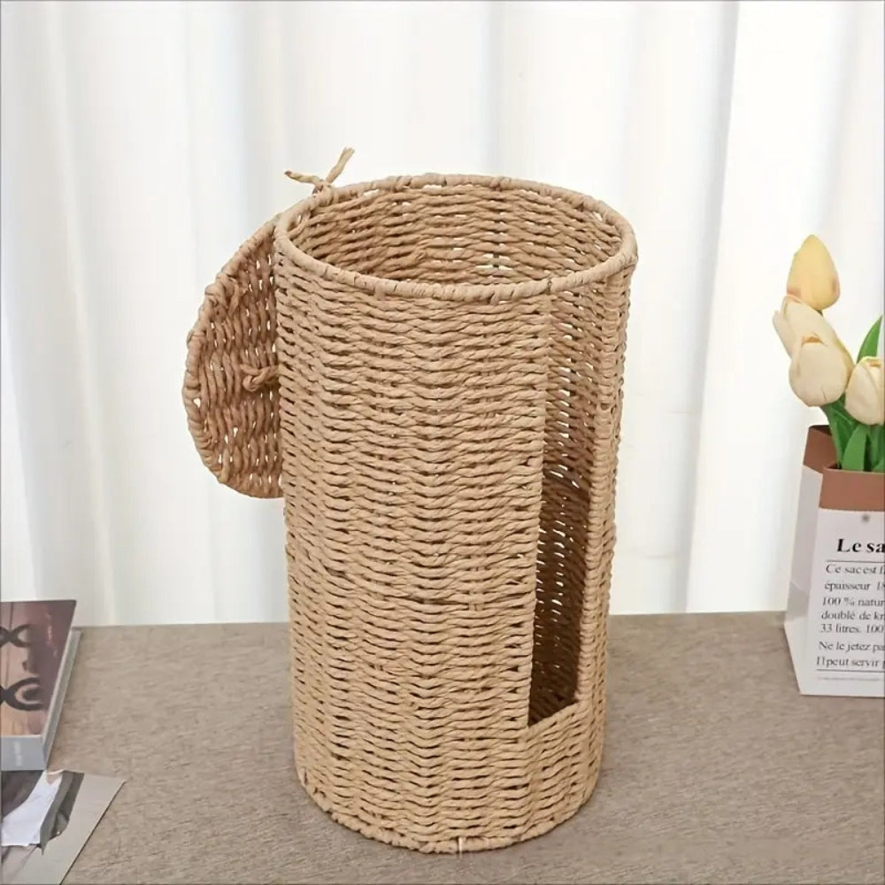 Geflochtener Seil-Toilettenpapierhalter