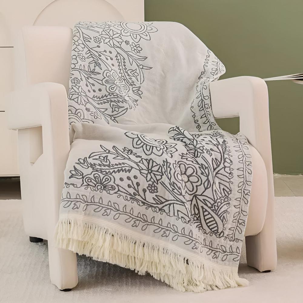 Skandi Chic Baumwolldecke