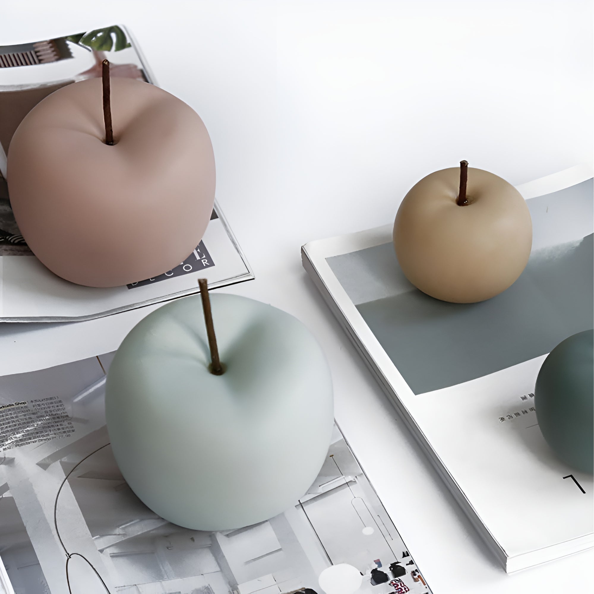 Apfel Keramik Ornamente