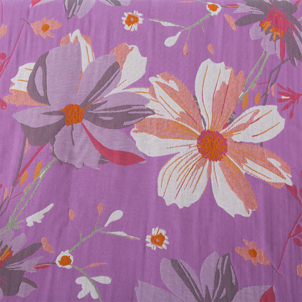 Lila Wildblumen Baumwoll-Badetuch