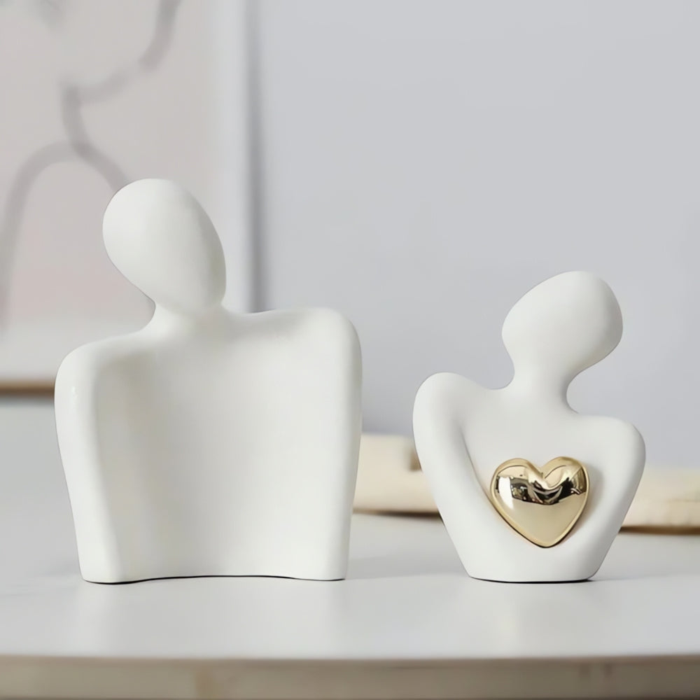 Abstrakte Liebende Sentimentale Figur