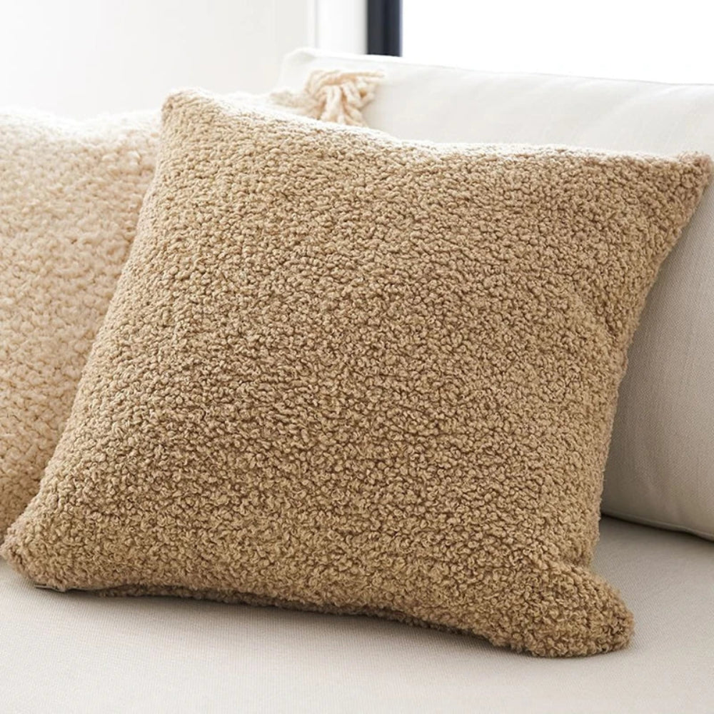 Boucle Handgewebter Kissenbezug