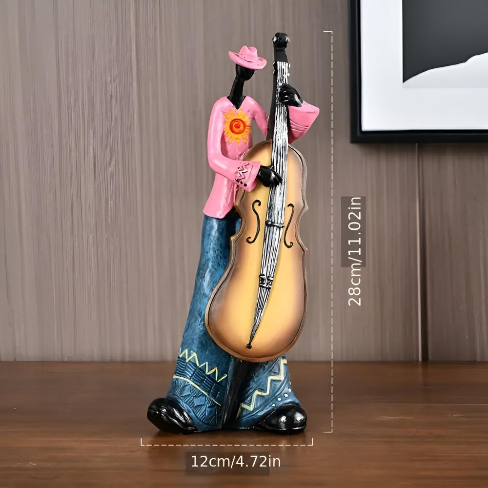 Jazz-Musikband Harzfigur
