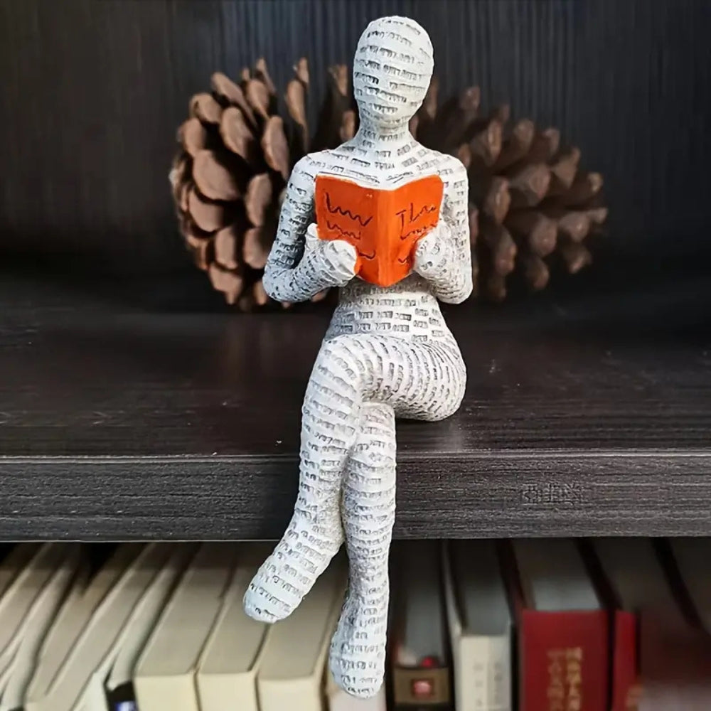 Frau Lesende Regaldekoration