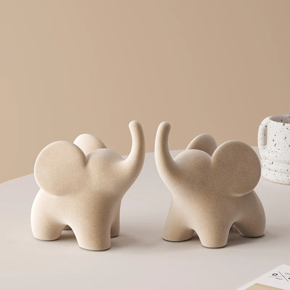Ekletische Elefant Harzfiguren