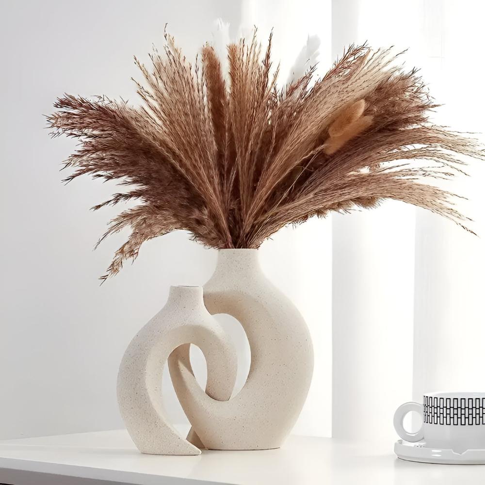 Unity Vase Duo | Modernes Abstract Keramik