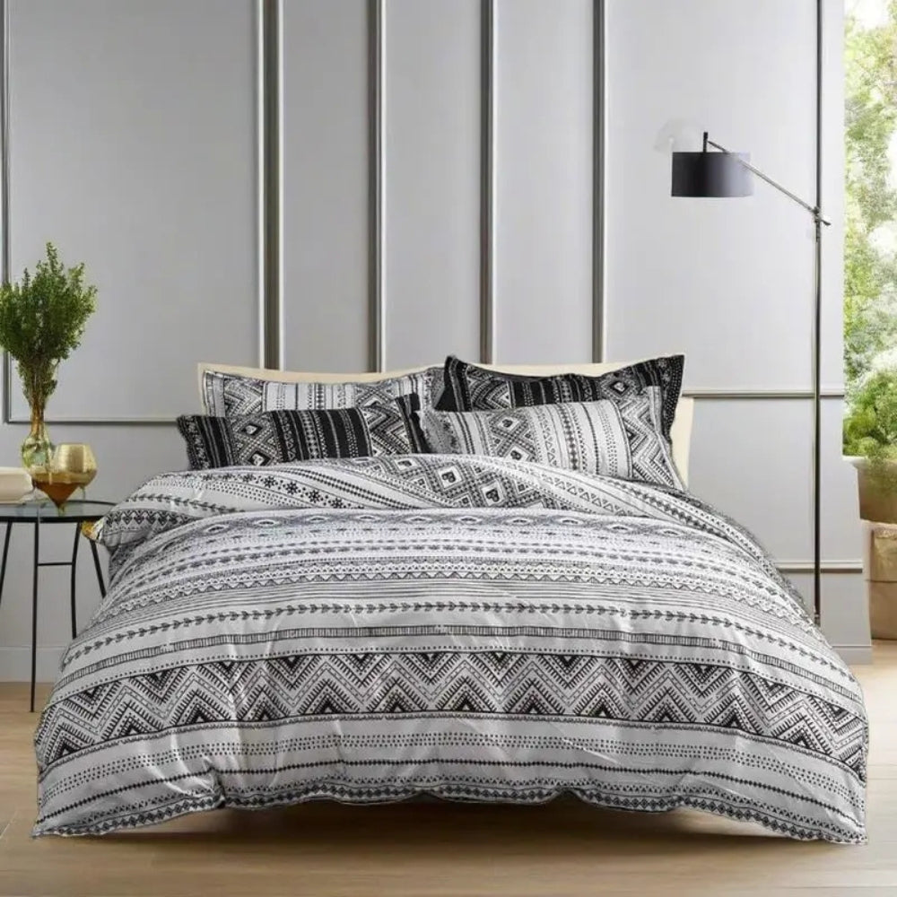 Avenzo Modernes Boho-Stil Bettwäsche-Set