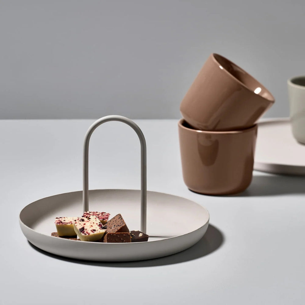 Chic Rundes Aufbewahrungstablett Organizer