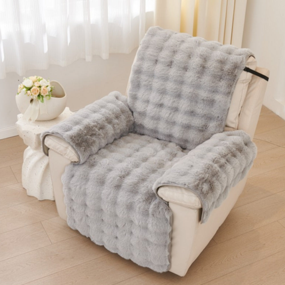Faux-Fell Recliner Sofabezug