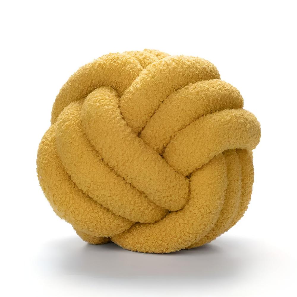 Geknotetes Boucle-Kissen