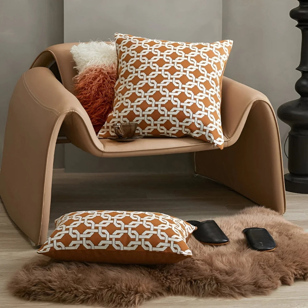 Moderne Interlock-Muster Kissenbezug