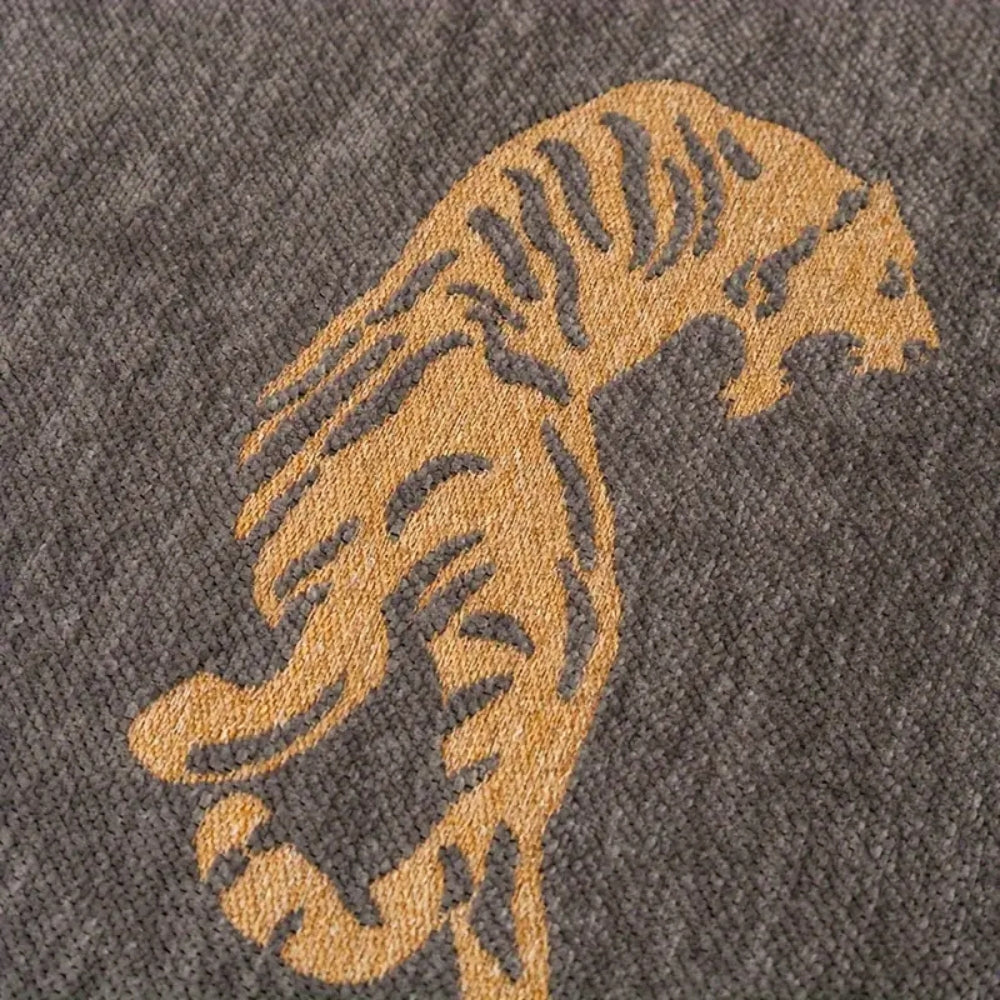 Safari Tiger Chenille Sofabezug