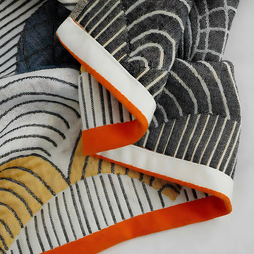 Muschel-Druck Jacquard Baumwoll-Badetuch