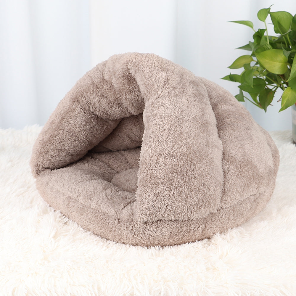 Polar-Fleece Haustier-Höhlenbett