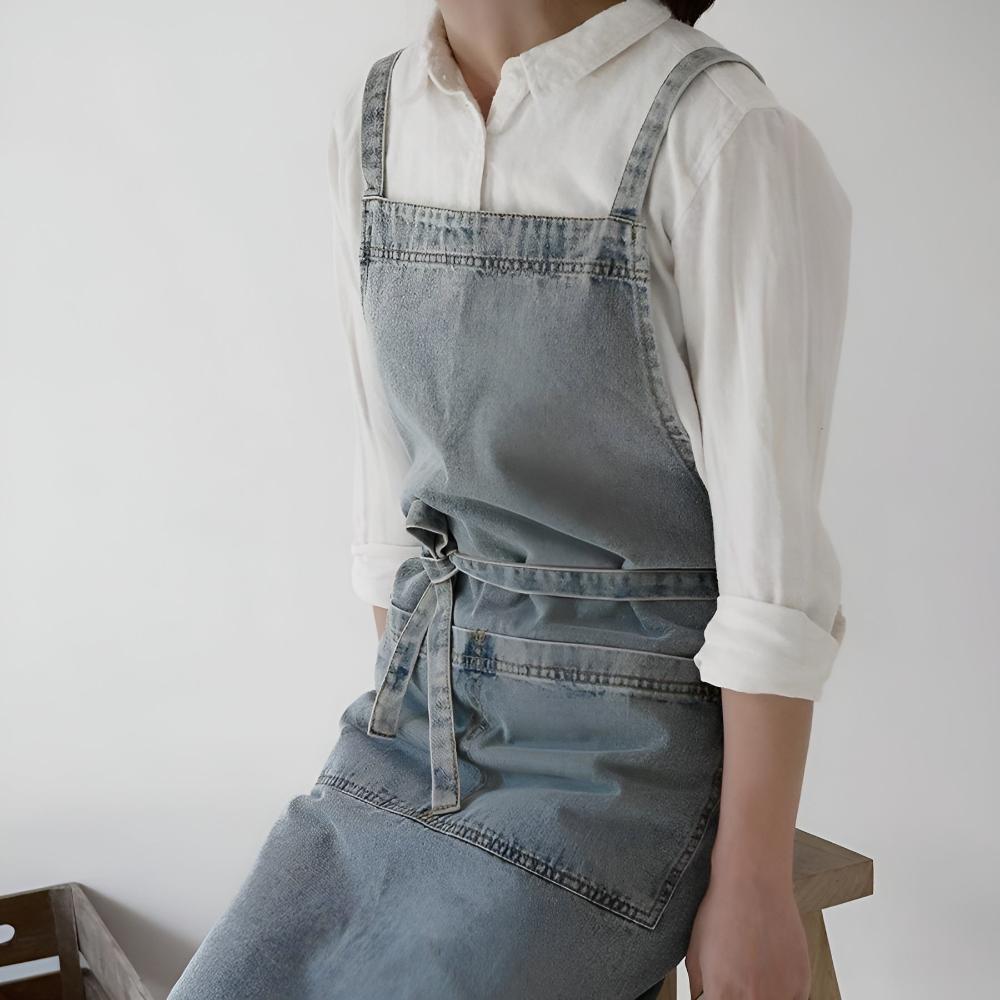 Premium Denim Schürze