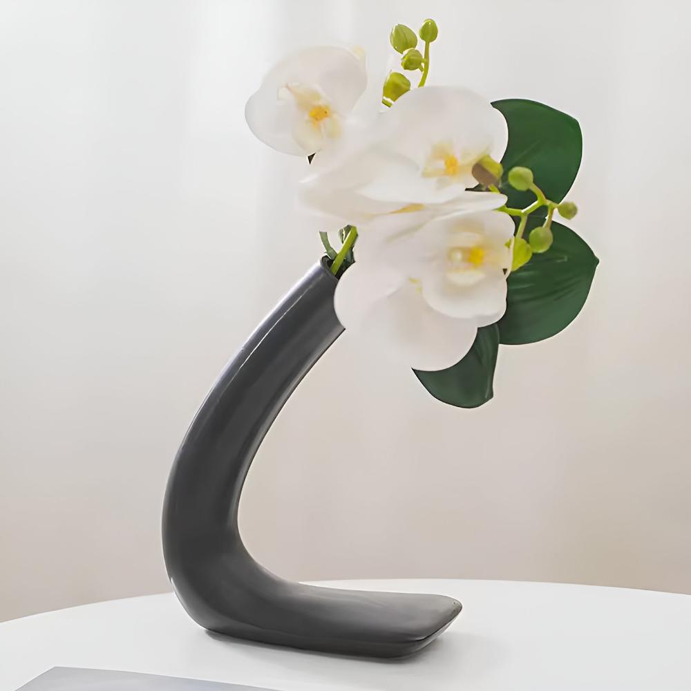 Elegantes Bogen Keramikvase Set